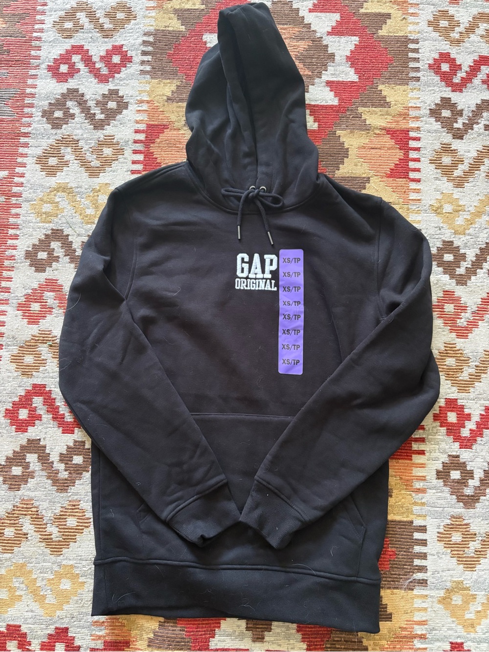 GAP Original Black Hoodie - Mens or Womens Pullover Sweatshirt